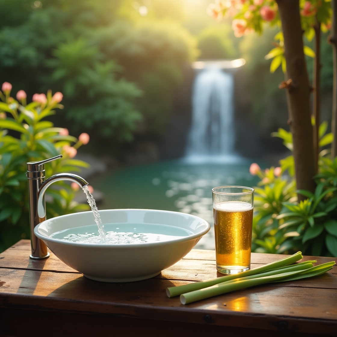 gội đầu bằng bia và sả trị rụng tóc