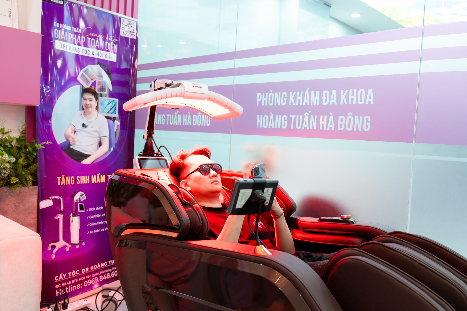 Chăm sóc tóc bằng liệu pháp laser cường độ thấp