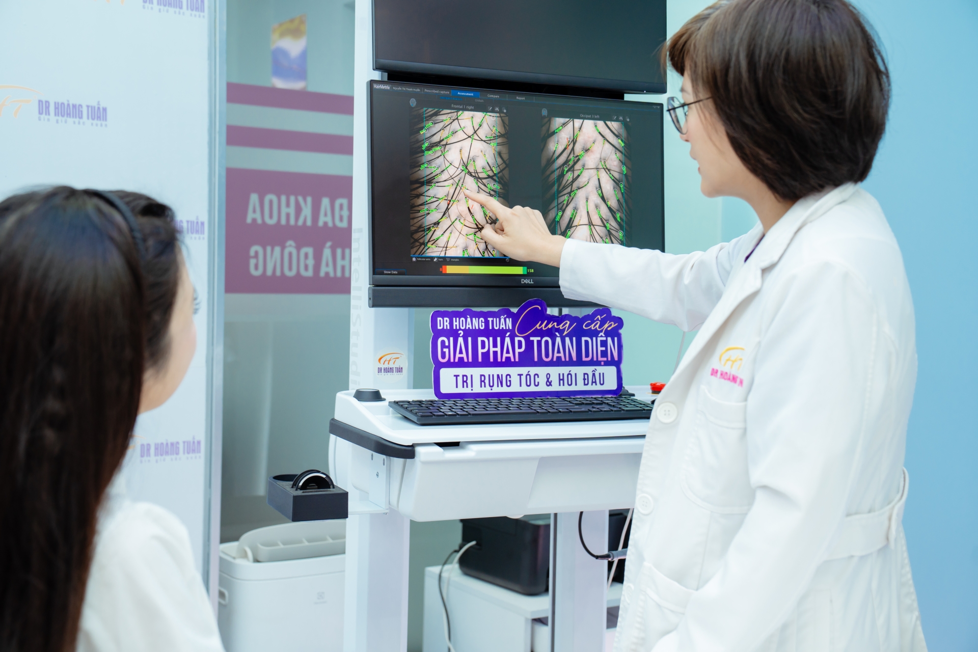 Thăm khám trước khi thực hiện cấy tóc