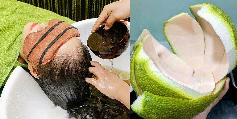 Trị hói đầu bằng vỏ bưởi