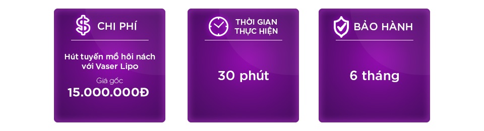 Chi phí hút tuyến mồ hôi nách