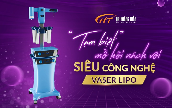 hút tuyến mồ hôi nách