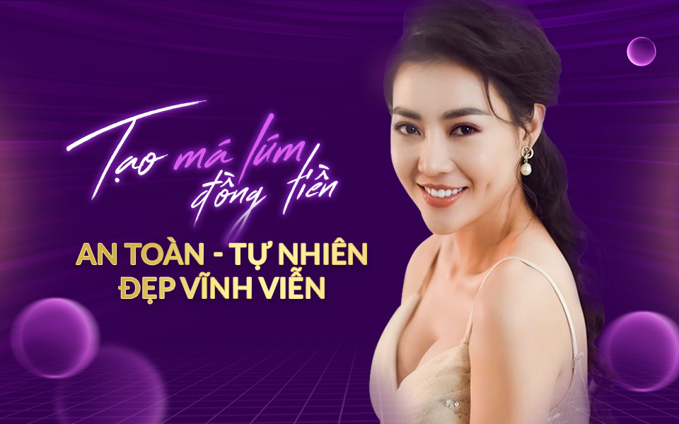 Tạo má lúm đồng tiền 