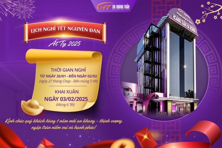THÔNG BÁO LỊCH NGHỈ TẾT NGUYÊN ĐÁN ẤT TỴ 2025